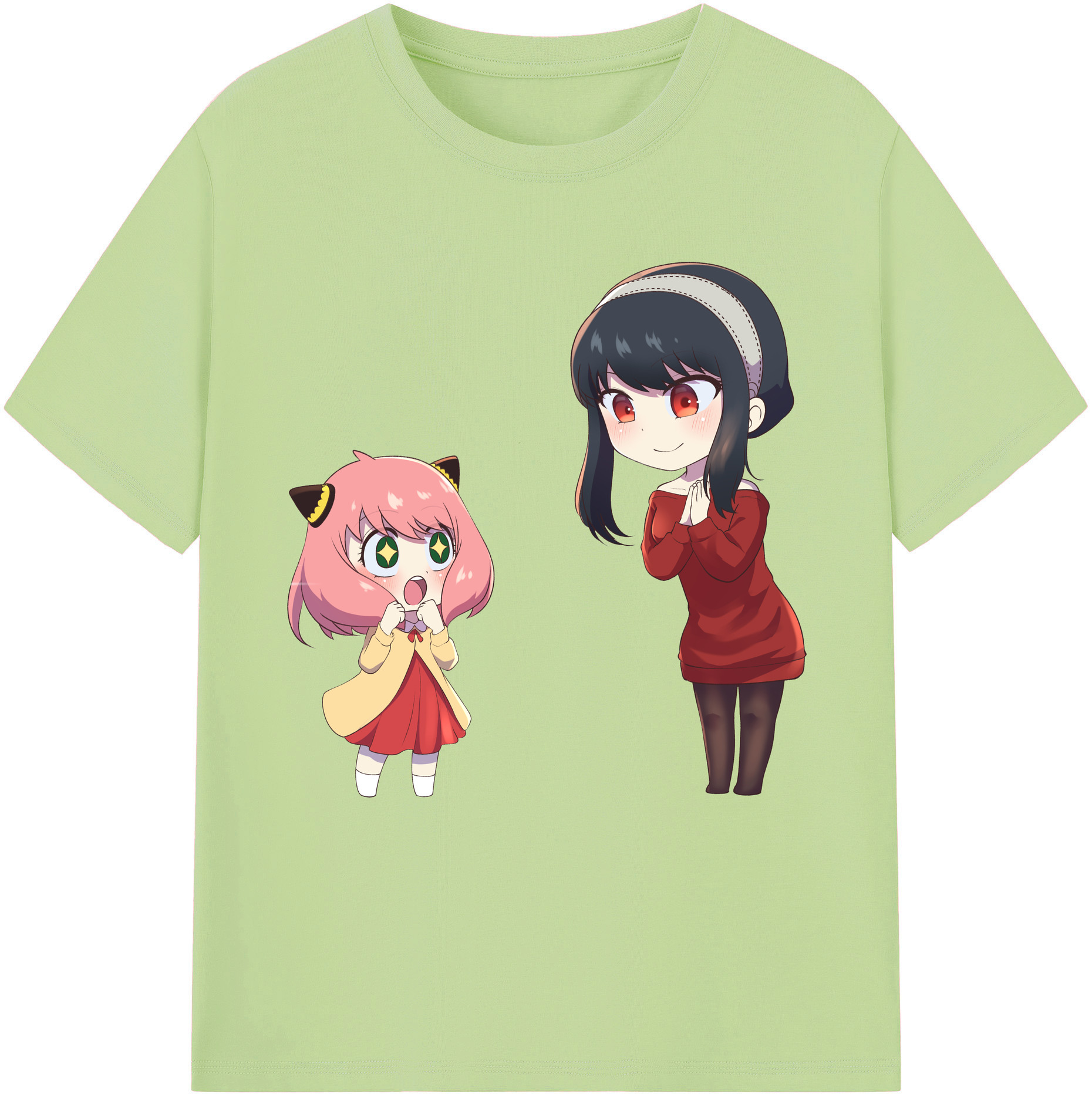（画像用） SPY×FAMILY间谍家家酒 綿100％半袖Tシャツ（フロントプリント）